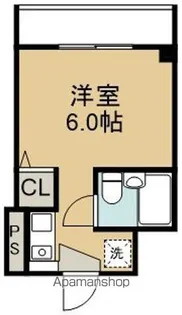 スカイコート函館【4階】の間取り